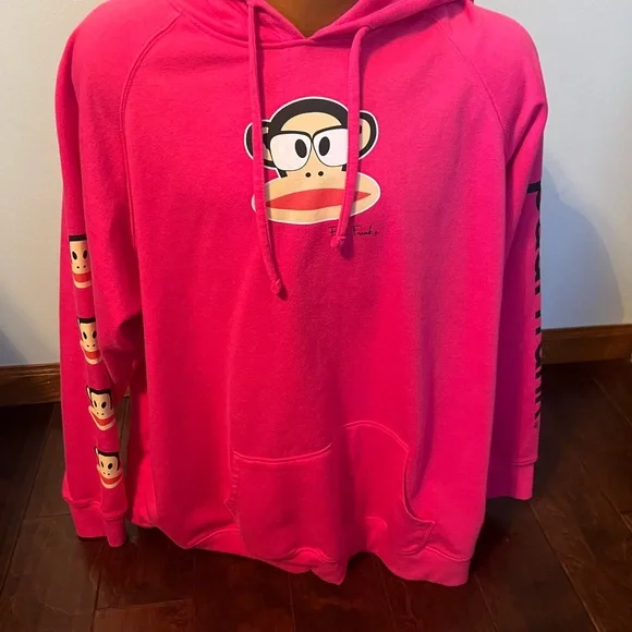 Torrid 3 (3x 22/24) Paul Frank Monkey Punk Retro Cozy Fleece Hoodie Sweatshirt - Picture 2 of 10